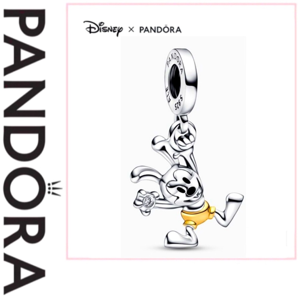 NWOT Pandora x Disney 100th Anniversary Oswald Charm 792519C01